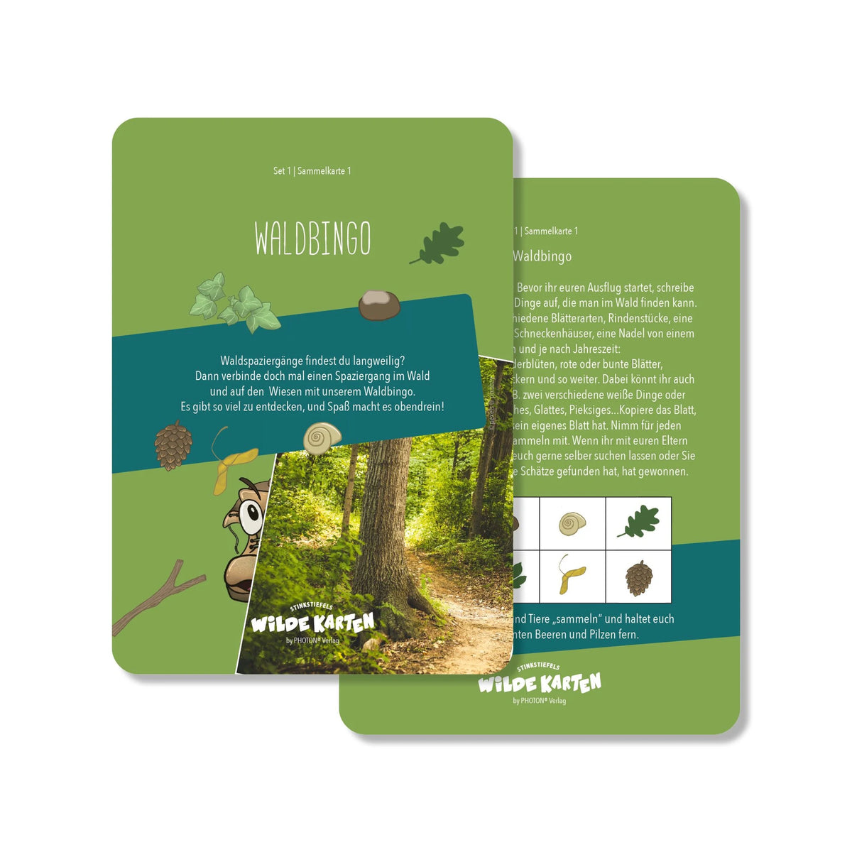 Stinkstiefels Wilde Karten Set 1 – Ansicht