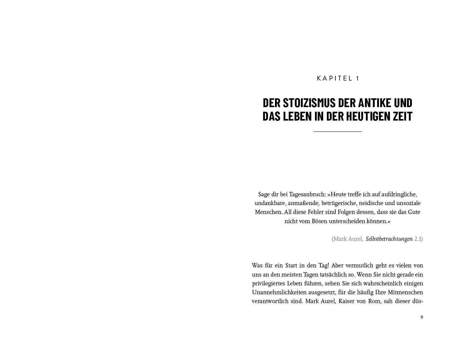 Innenansicht von 'Stoizismus für Eilige' - Gebundene Ausgabe