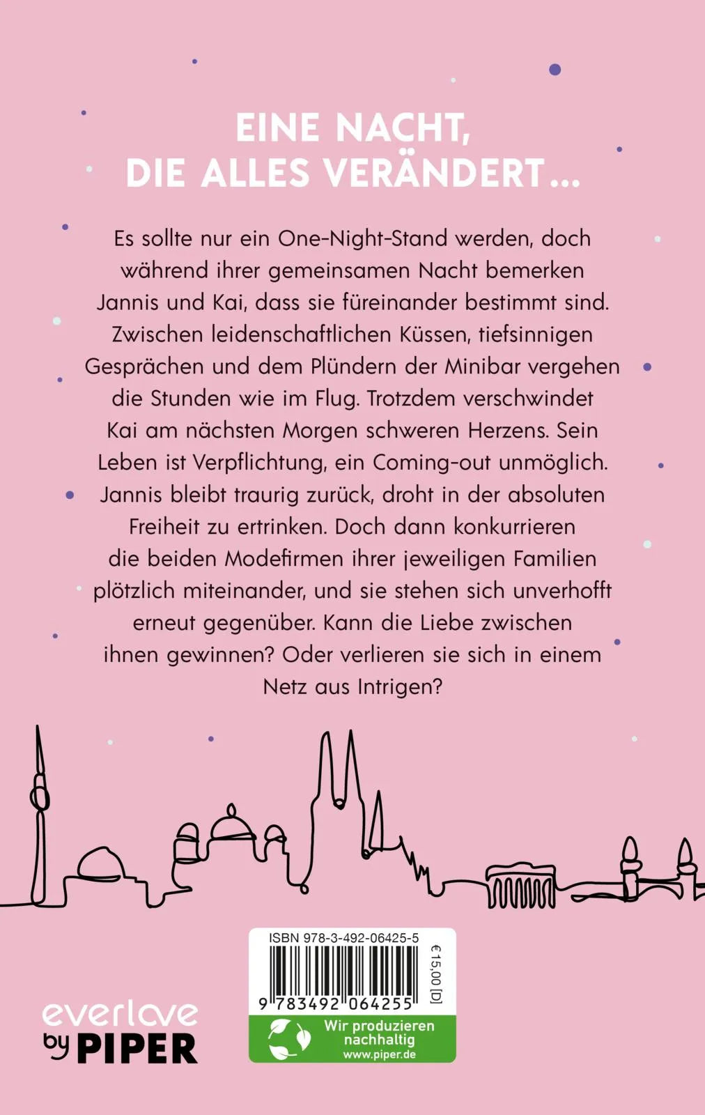 Buchrückseite von 'Stolen Kisses' mit Klappentext - Paperback