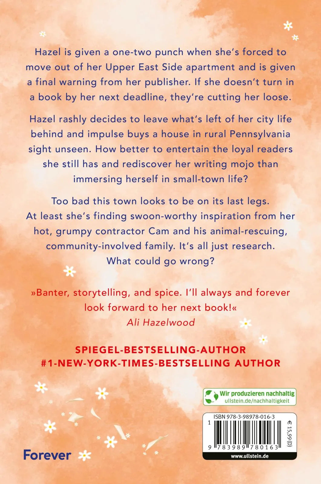 Buchrückseite von 'Story of My Life: English Edition by Forever' mit Klappentext - Paperback