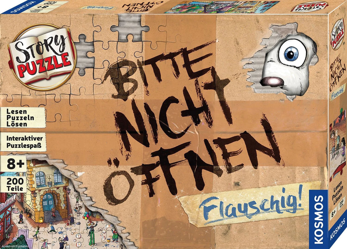 Puzzle: Story-Puzzle Bitte nicht öffnen