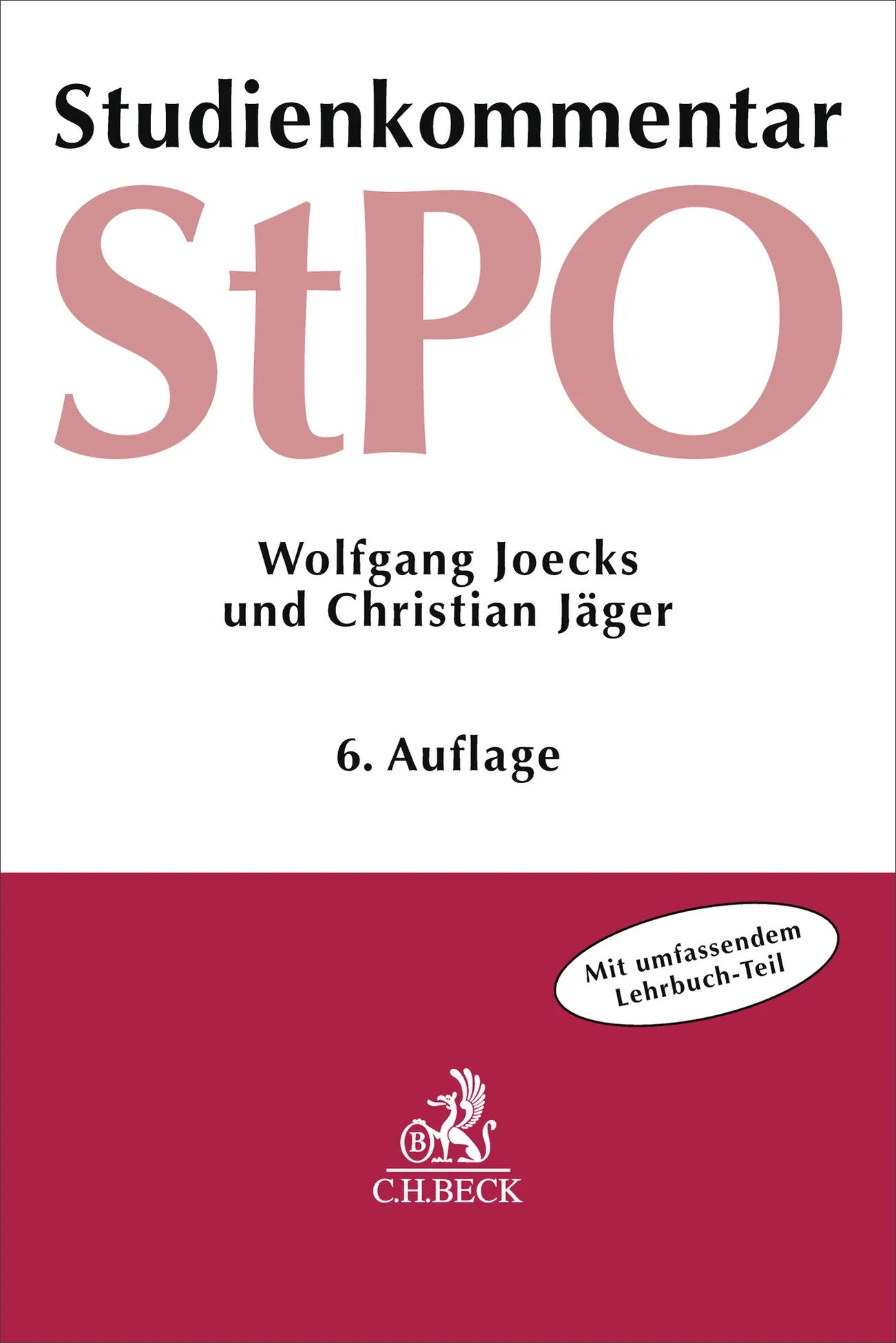 Buchcover von 'Strafprozessordnung' - Taschenbuch von Wolfgang Joecks