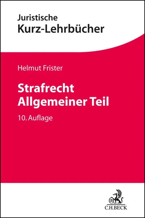 Buchcover von 'Strafrecht Allgemeiner Teil' - Taschenbuch von Helmut Frister