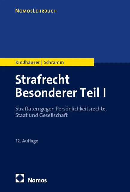 Cover: Strafrecht Besonderer Teil I (E-Book) von Urs Kindhäuser