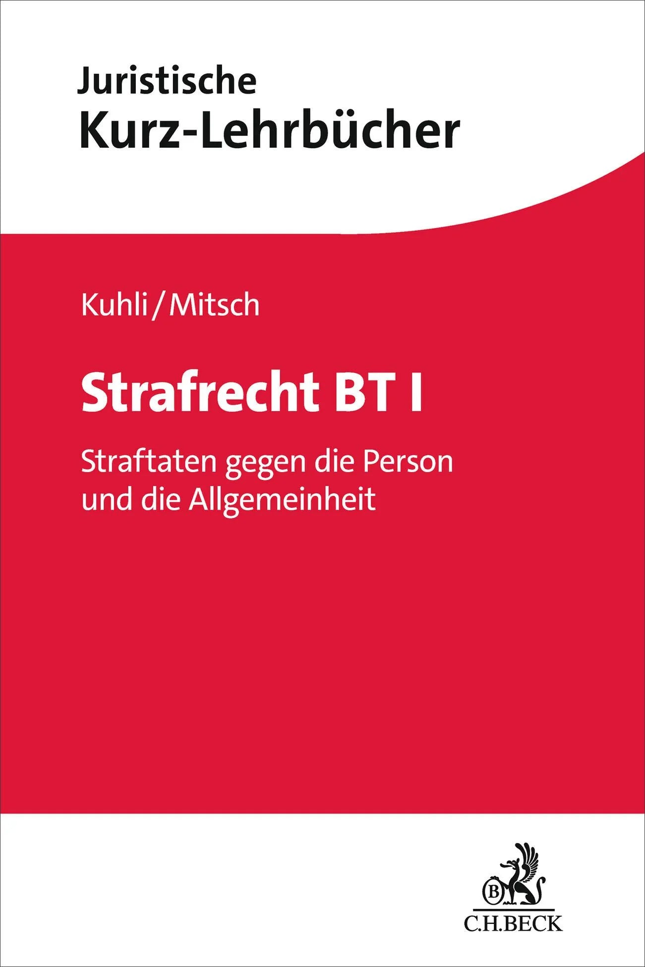 Cover: Strafrecht BT 1 (Taschenbuch) von Milan Kuhli