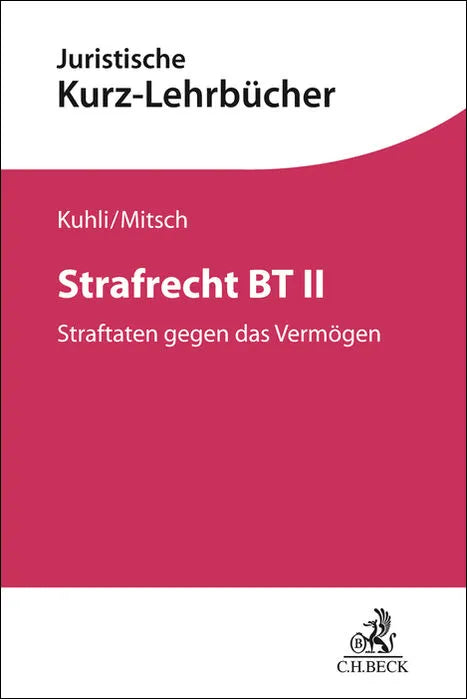 Buchcover von 'Strafrecht BT 2' - Taschenbuch von Milan Kuhli