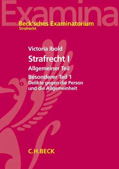 Buchcover von 'Strafrecht I' - Taschenbuch von Victoria Ibold