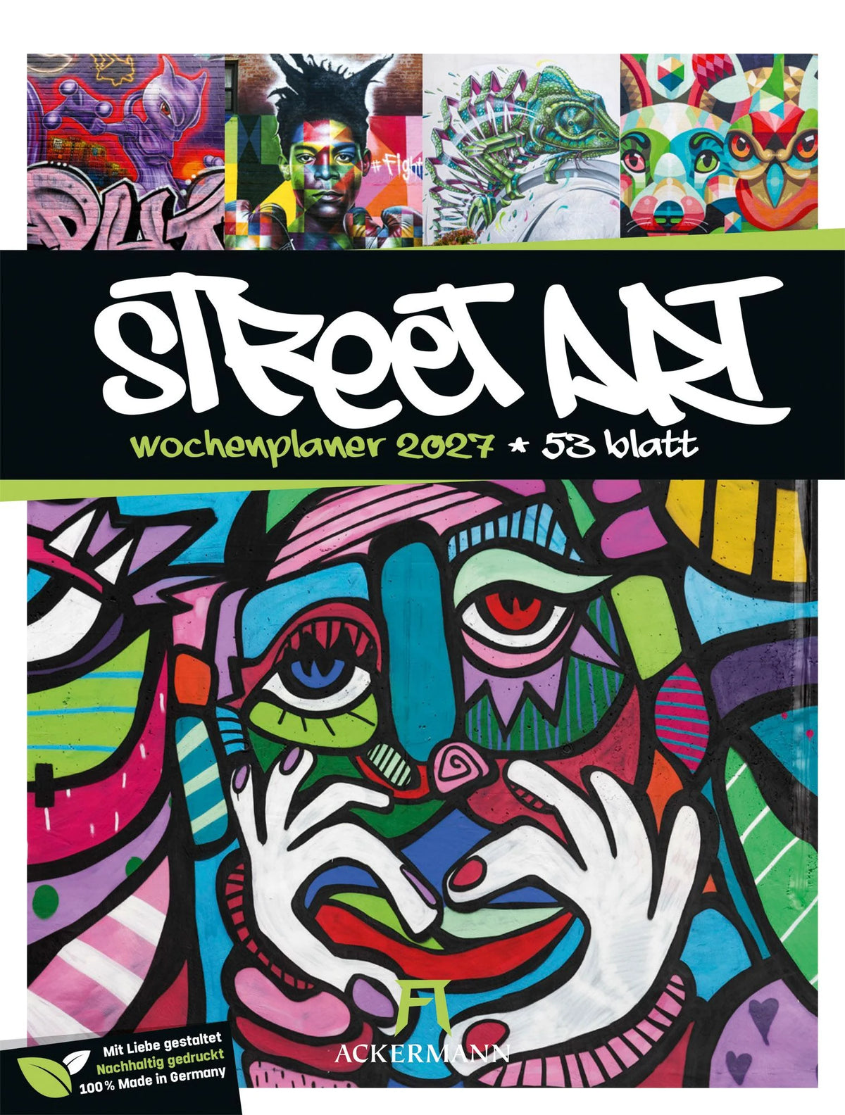 Taschenkalender: Street Art Wochenplaner Kalender 2027