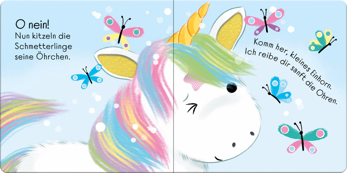 Detailansicht: Streichle das kleine Einhorn (Hardcover)