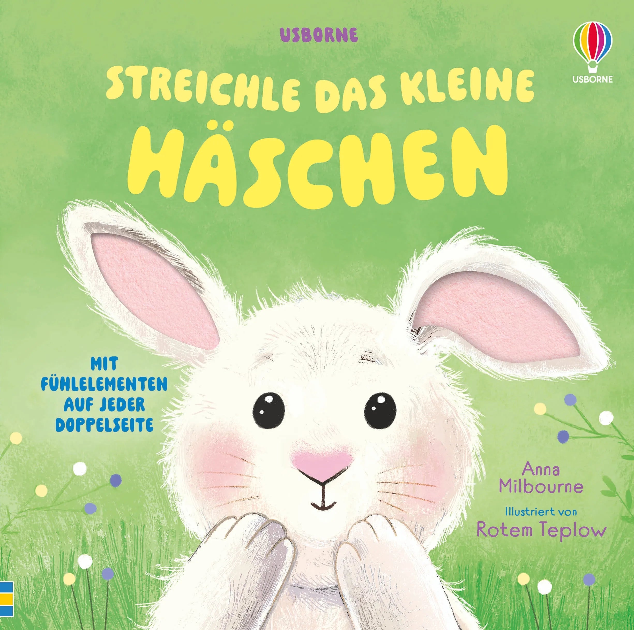 Buchcover von 'Streichle das kleine Häschen' - Gebundene Ausgabe von Anna Milbourne
