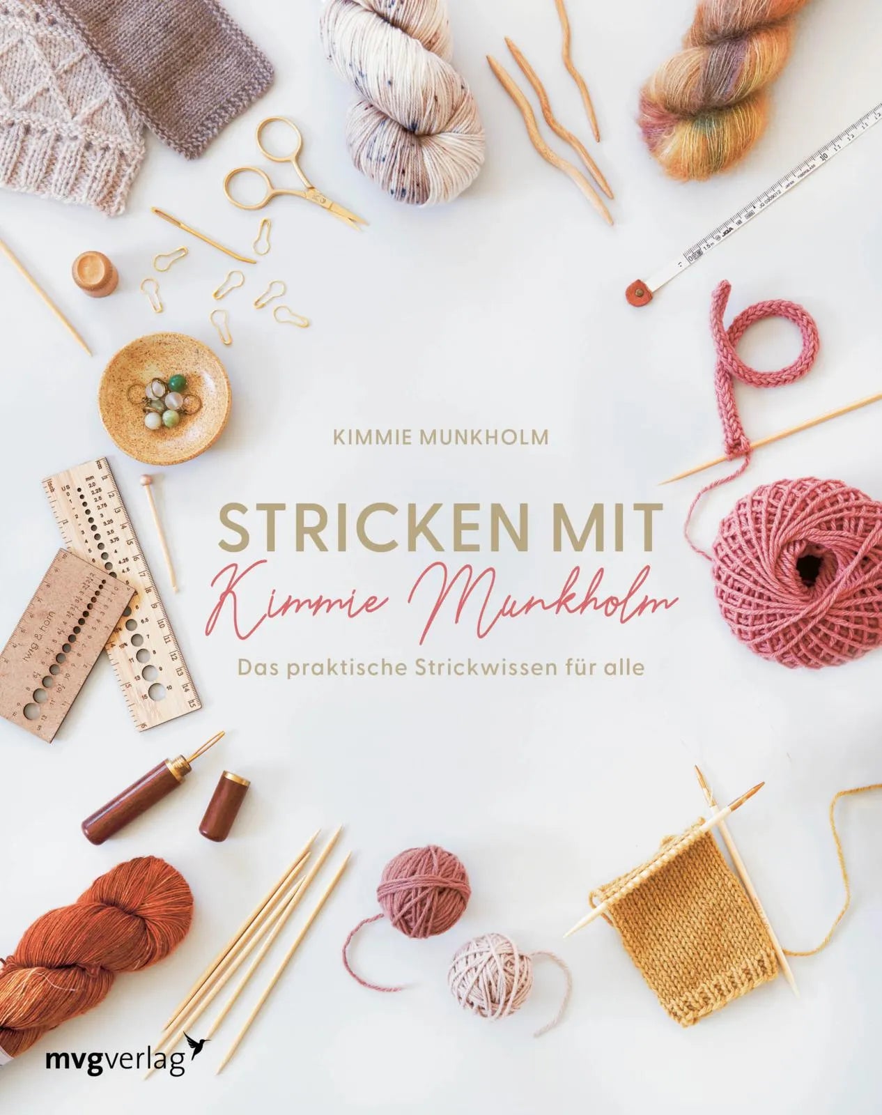 Buchcover von 'Stricken mit Kimmie Munkholm' - Gebundene Ausgabe von @kimmie_munkholm