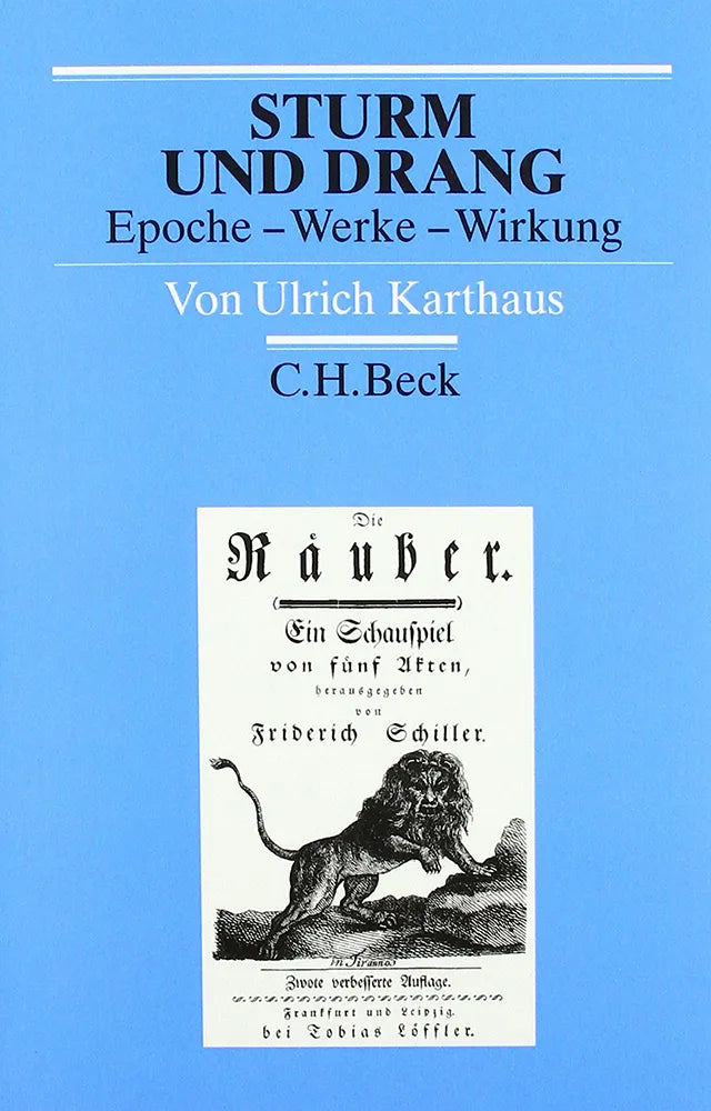 Buchcover von 'Sturm und Drang' - Taschenbuch von Ulrich Karthaus