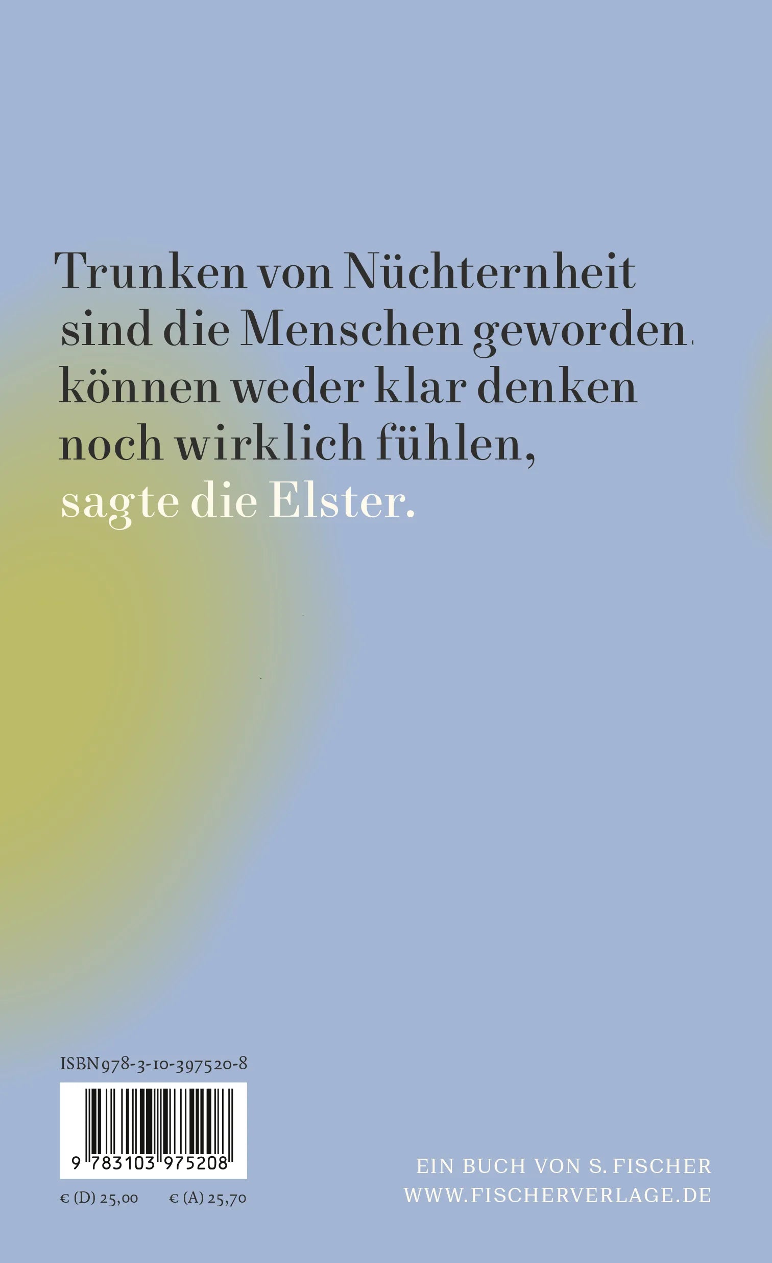 Buchrückseite von 'Such nach dem Namen des Windes' mit Klappentext - Gebundene Ausgabe