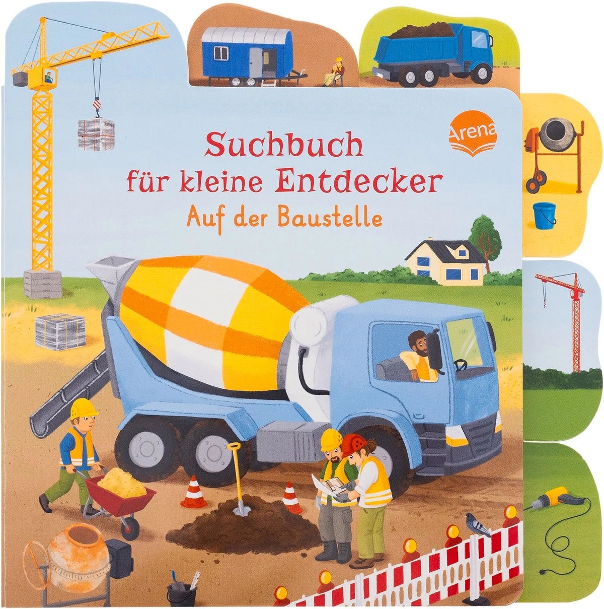 Cover: Suchbuch für kleine Entdecker. Auf der Baustelle (Hardcover) von Meike Teichmann