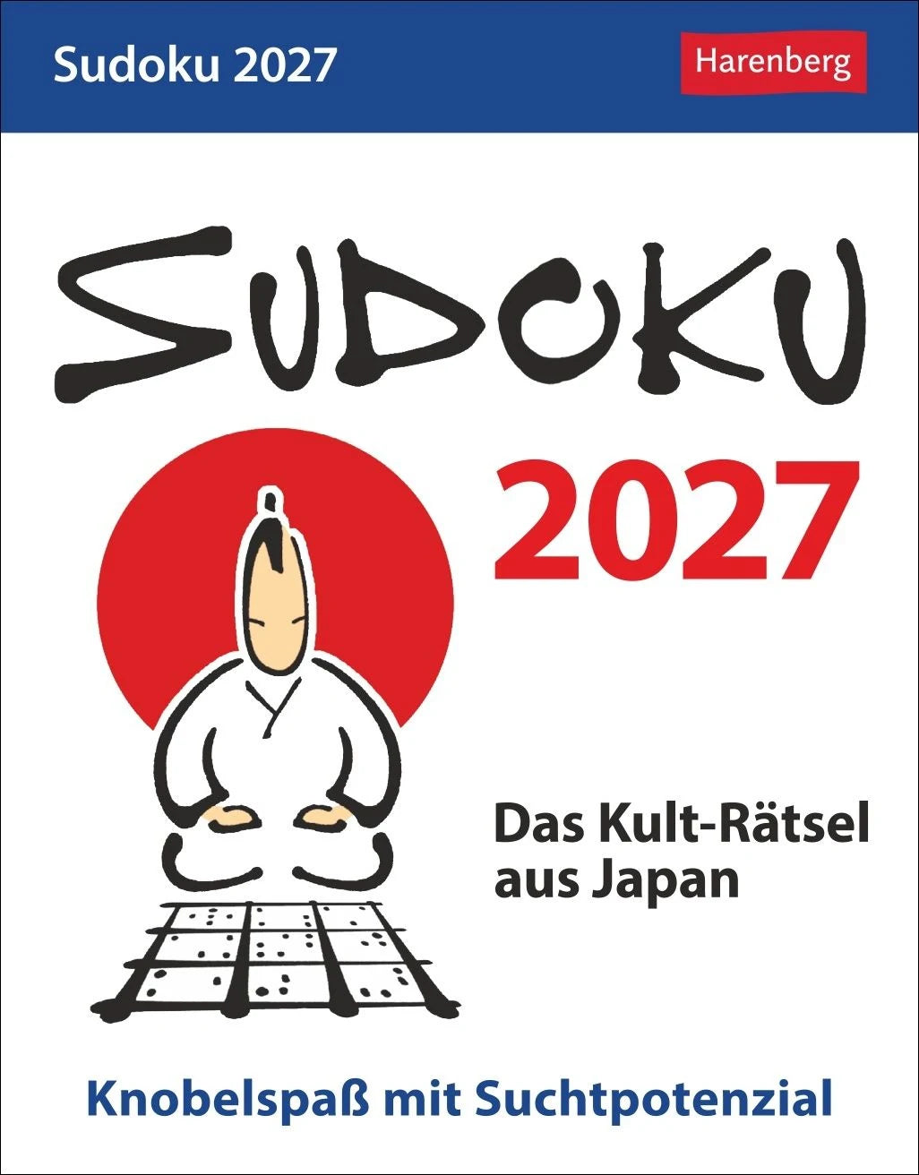 Tischkalender: Sudoku Tagesabreißkalender 2027 - Das Kult-Rätsel aus Japan