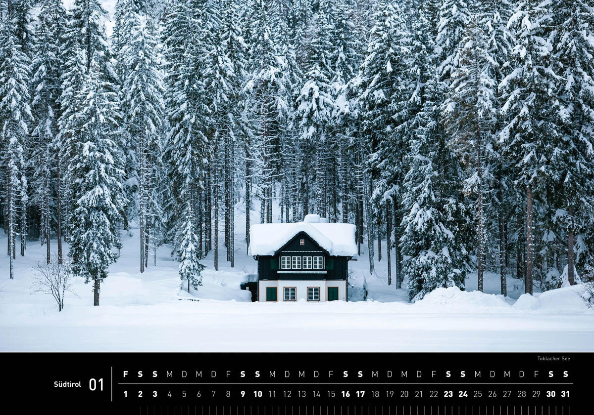 Südtirol Premiumkalender 2027 – Ansicht