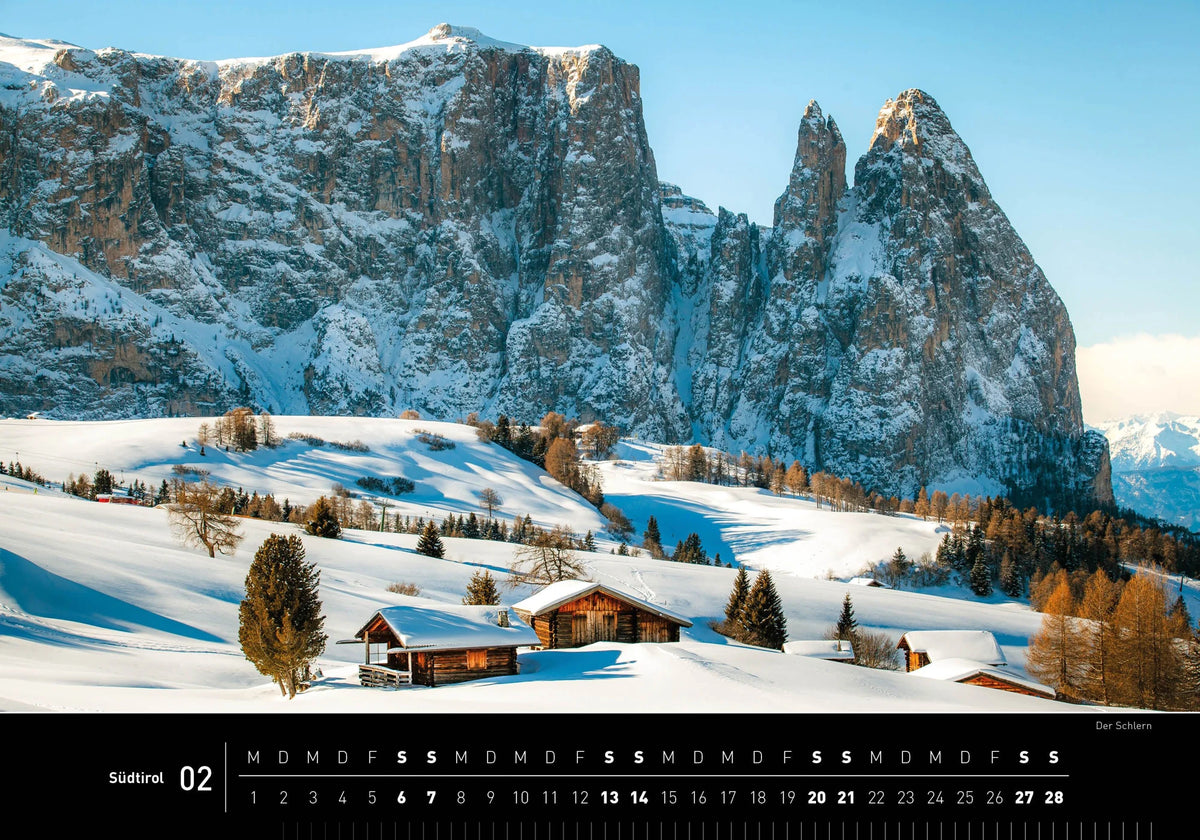 Südtirol Premiumkalender 2027 – Ansicht
