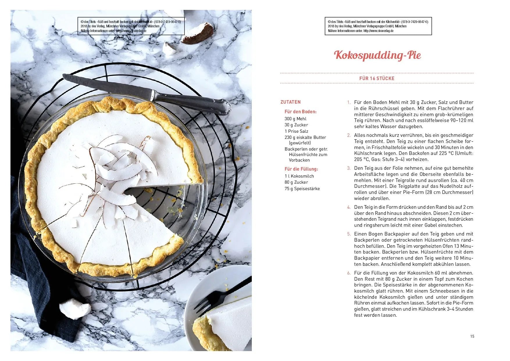 Innenansicht von 'Süß und herzhaft backen mit der KitchenAid' - Gebundene Ausgabe