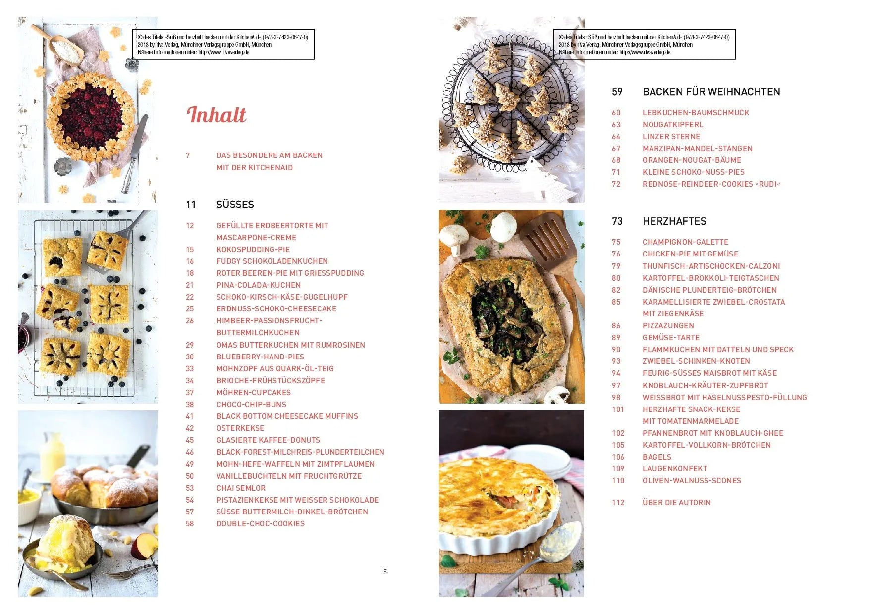 Innenansicht von 'Süß und herzhaft backen mit der KitchenAid' - Gebundene Ausgabe