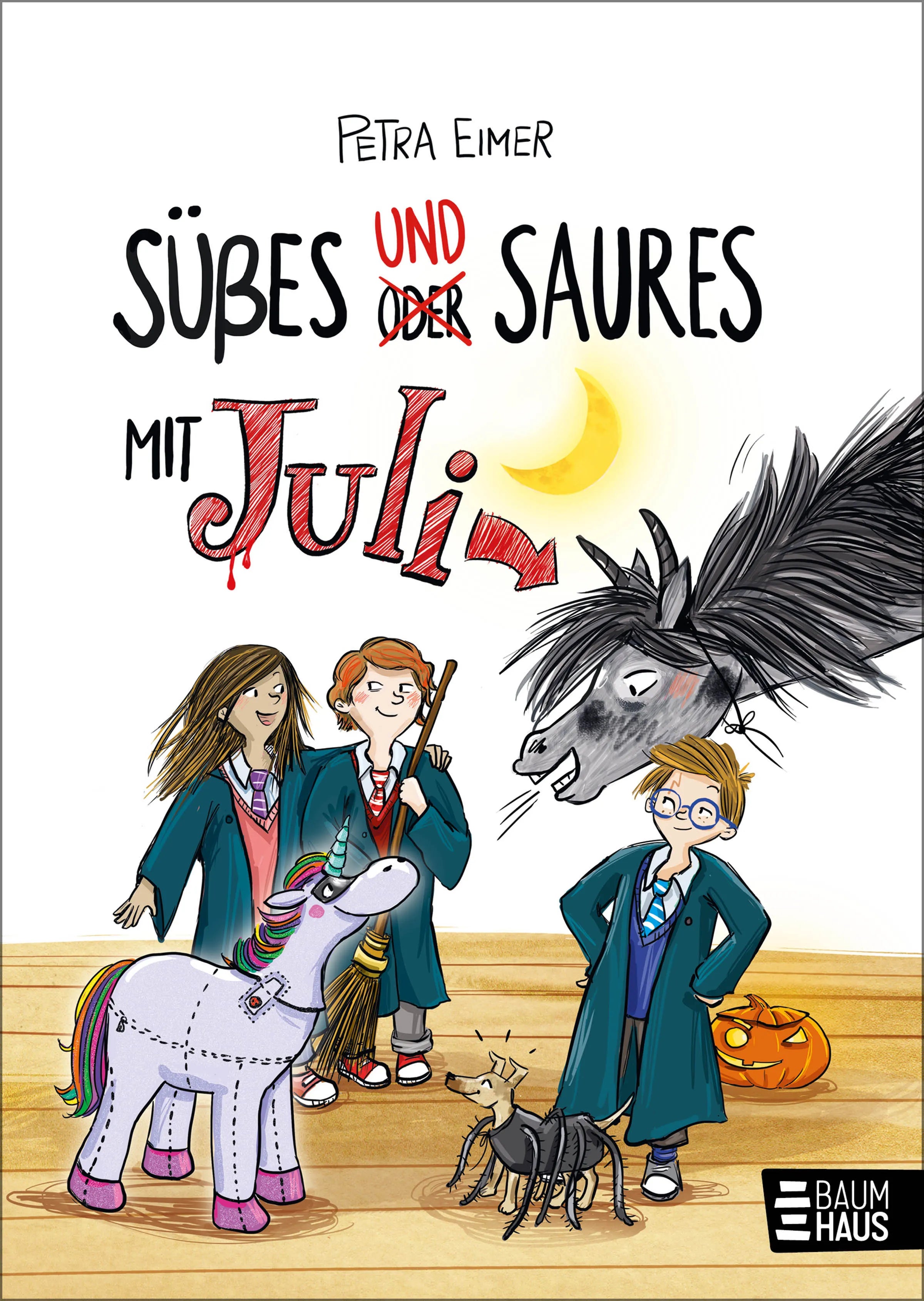 Buchcover von 'Süßes und Saures mit Juli' - Gebundene Ausgabe von Petra Eimer