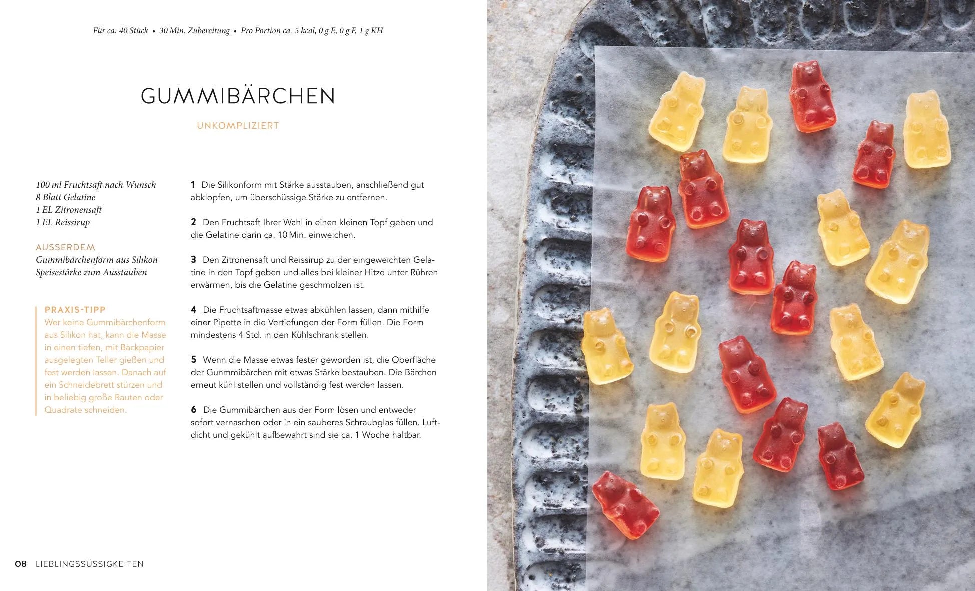 Produktansicht: Süßigkeiten zuckerfrei (Taschenbuch)