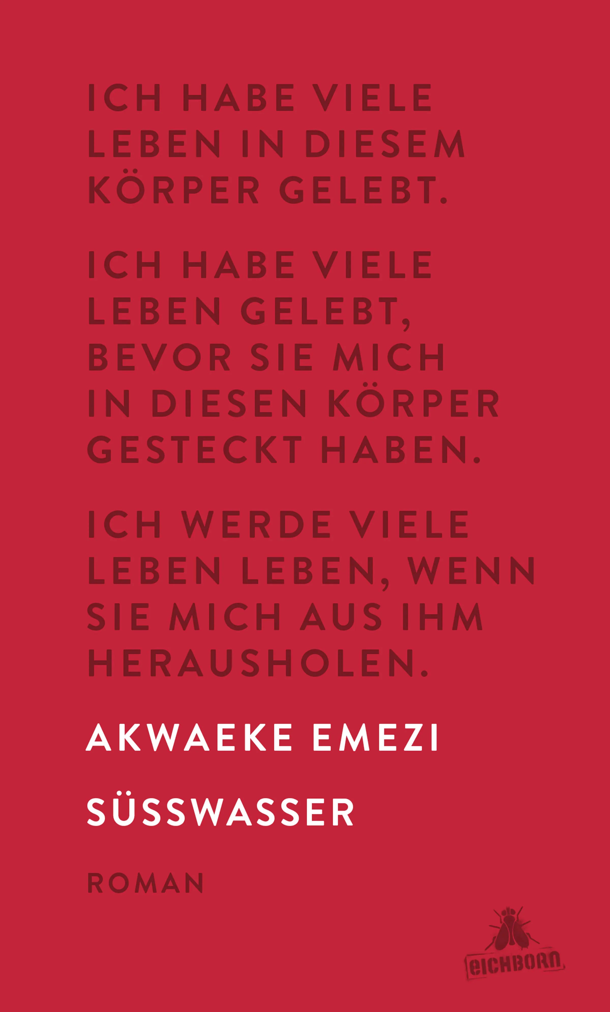 Buchcover von 'Süßwasser' - Gebundene Ausgabe von Akwaeke Emezi