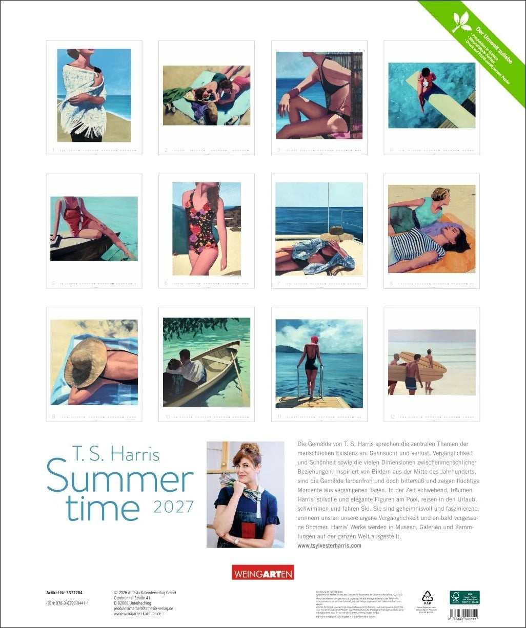 Summertime - T.S.Harris Kalender 2027 – Ansicht