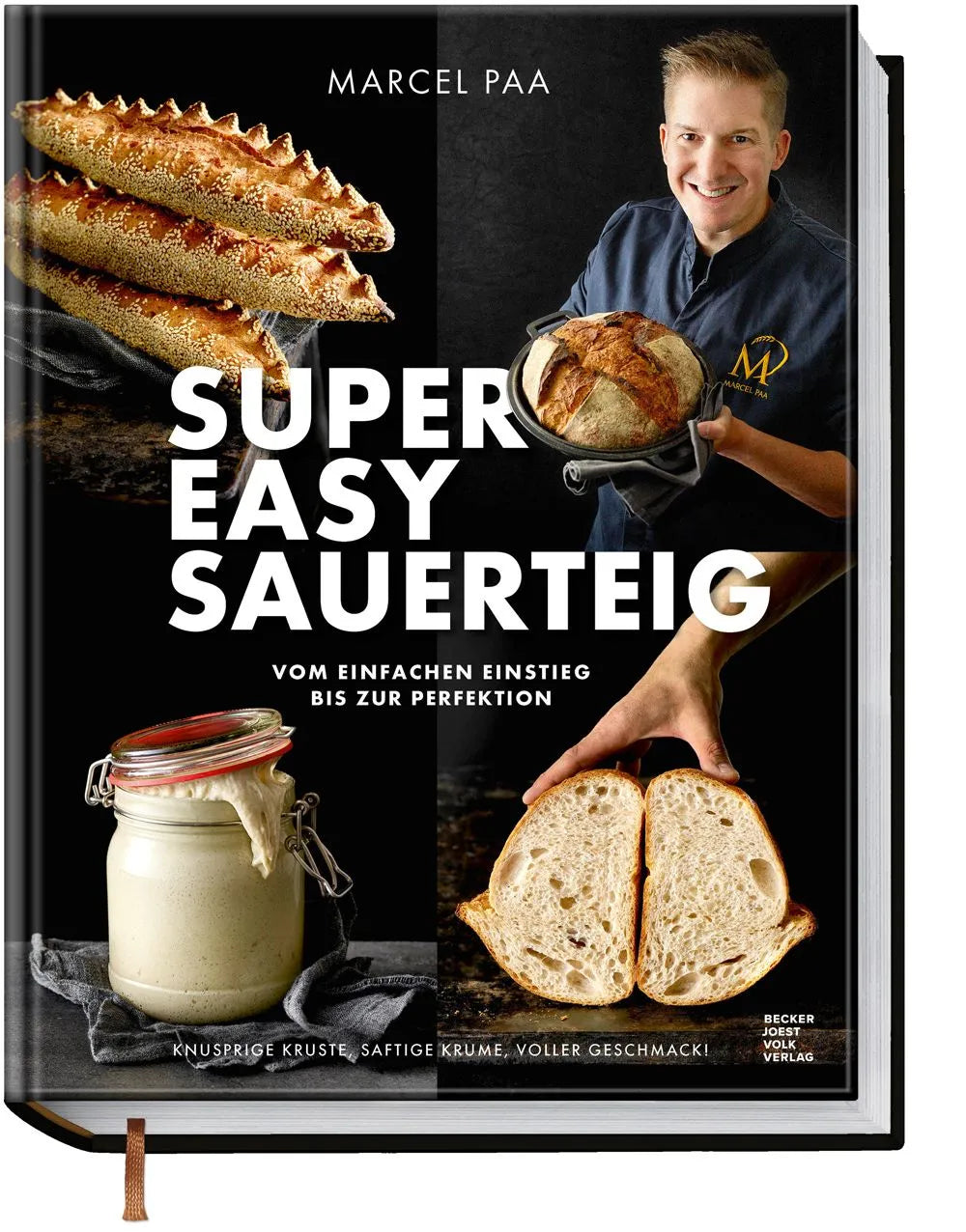 Cover: Super Easy Sauerteig (Hardcover) von Marcel Paa