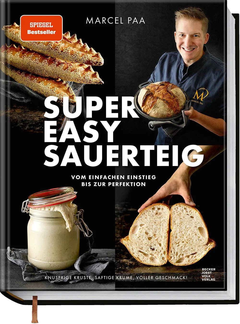 Cover: Super Easy Sauerteig (Hardcover) von Marcel Paa