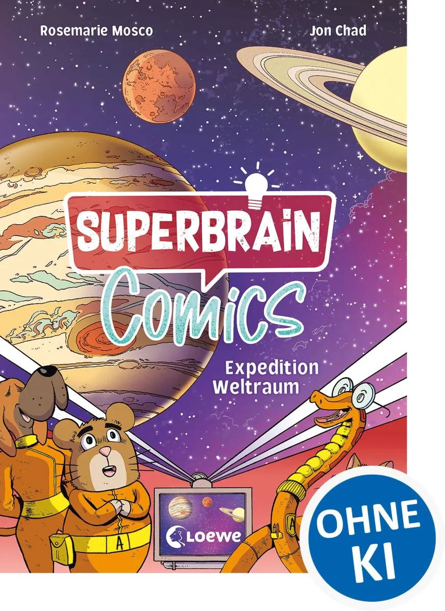 Cover: Superbrain-Comics - Expedition Weltraum (E-Book) von Rosemary Mosco