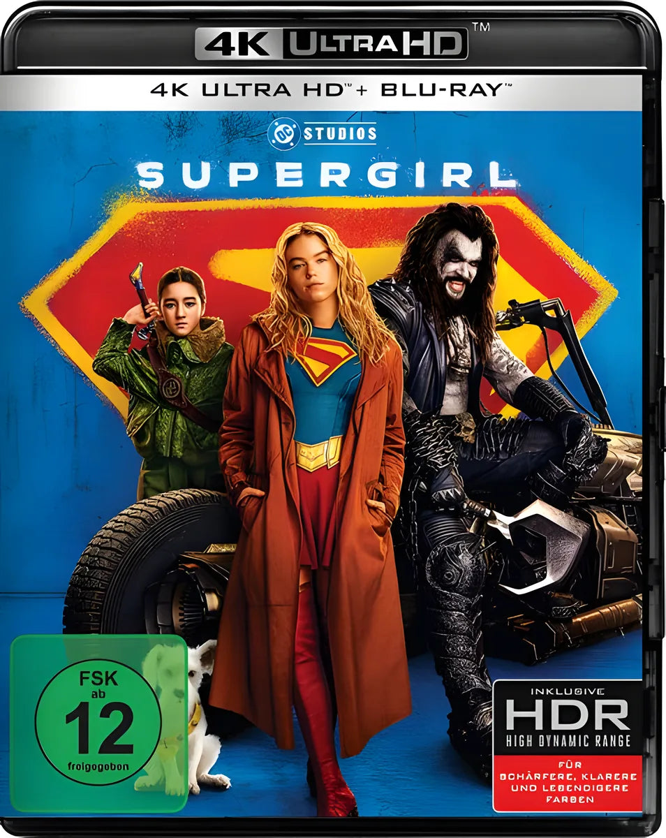 4K UHD Blu-ray-Cover: Supergirl. Regie: Craig Gillespie