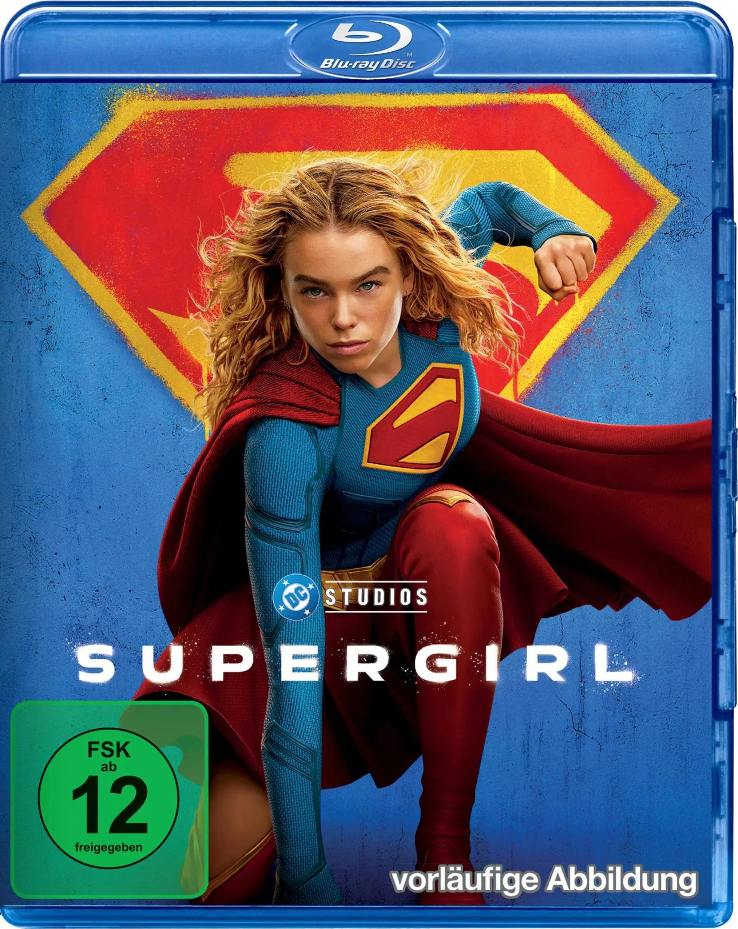 Blu-ray-Cover: Supergirl. Regie: Craig Gillespie. Vorläufiges Cover - Platzhalterbild