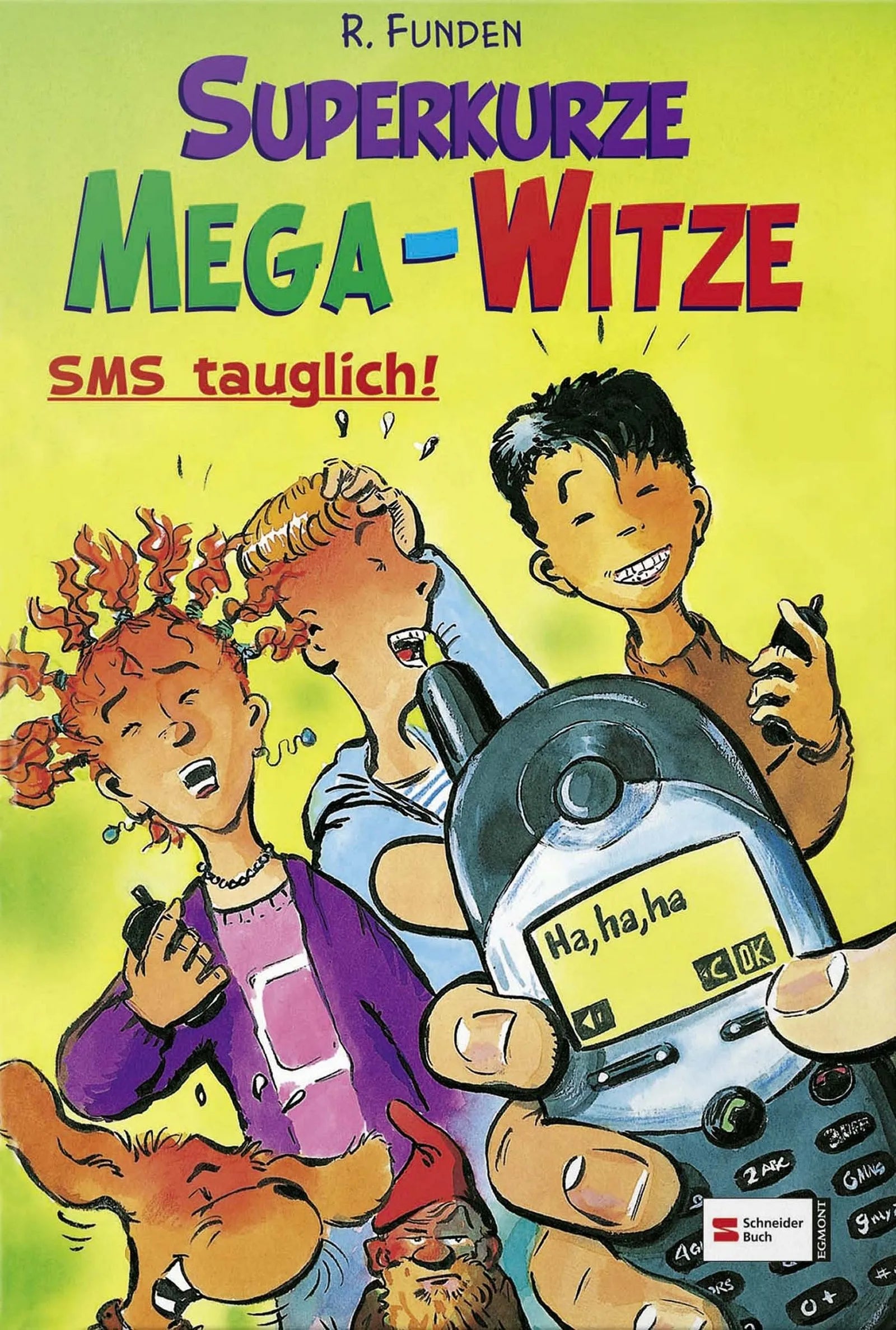 Buchcover von 'Superkurze Mega-Witze' - Gebundene Ausgabe von R. Funden
