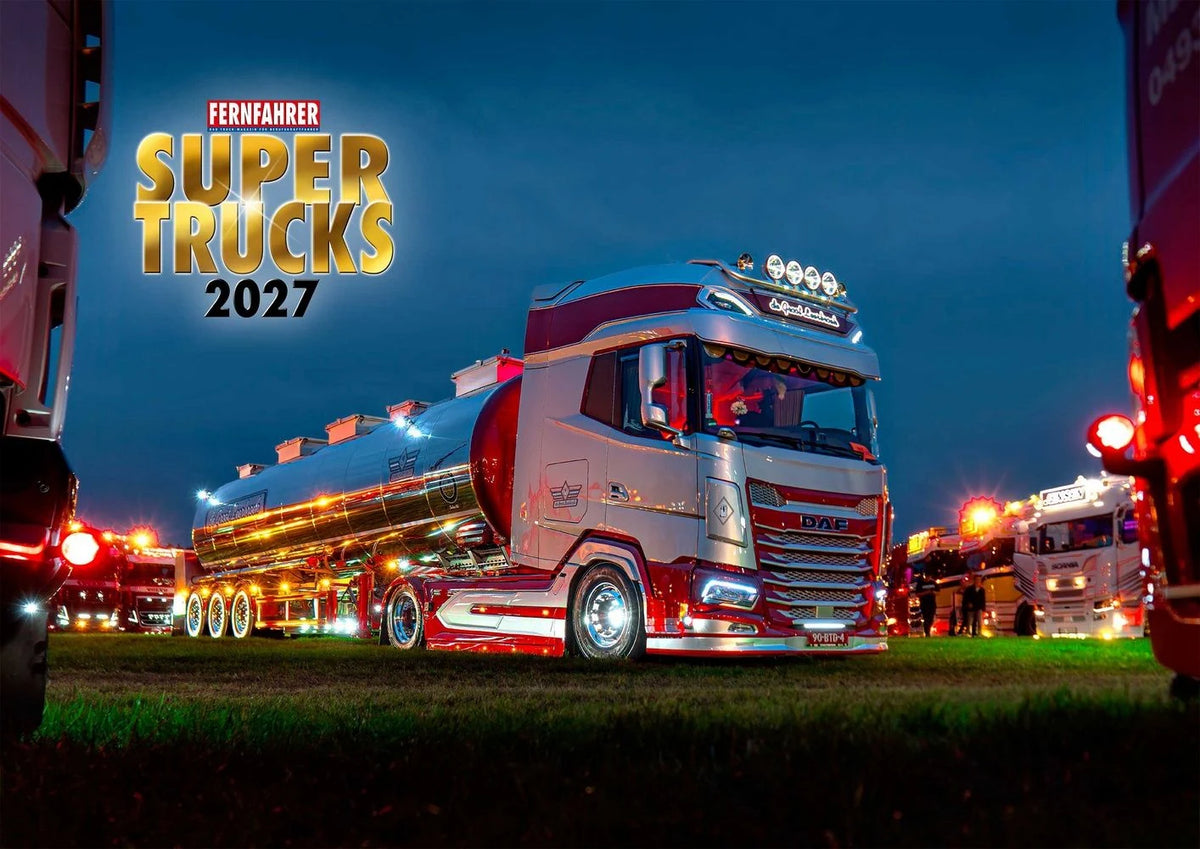 Wandkalender: Supertrucks Kalender 2027