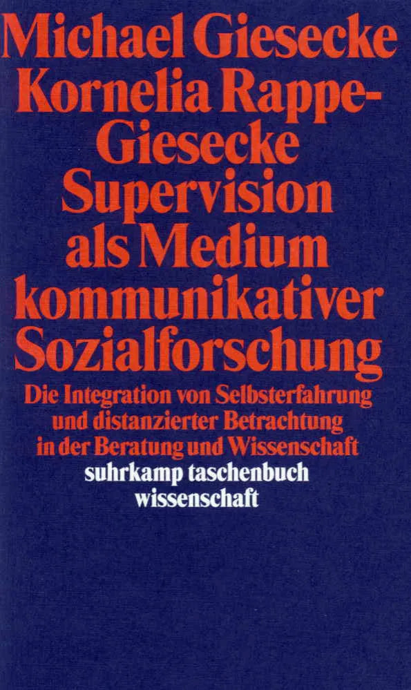 Buchcover von 'Supervision als Medium kommunikativer Sozialforschung' - Taschenbuch von Michael Giesecke