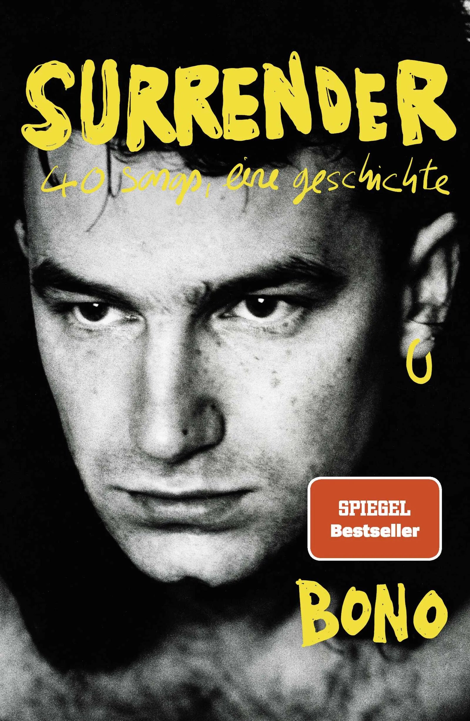 Buchcover von 'Surrender' - Gebundene Ausgabe von Bono