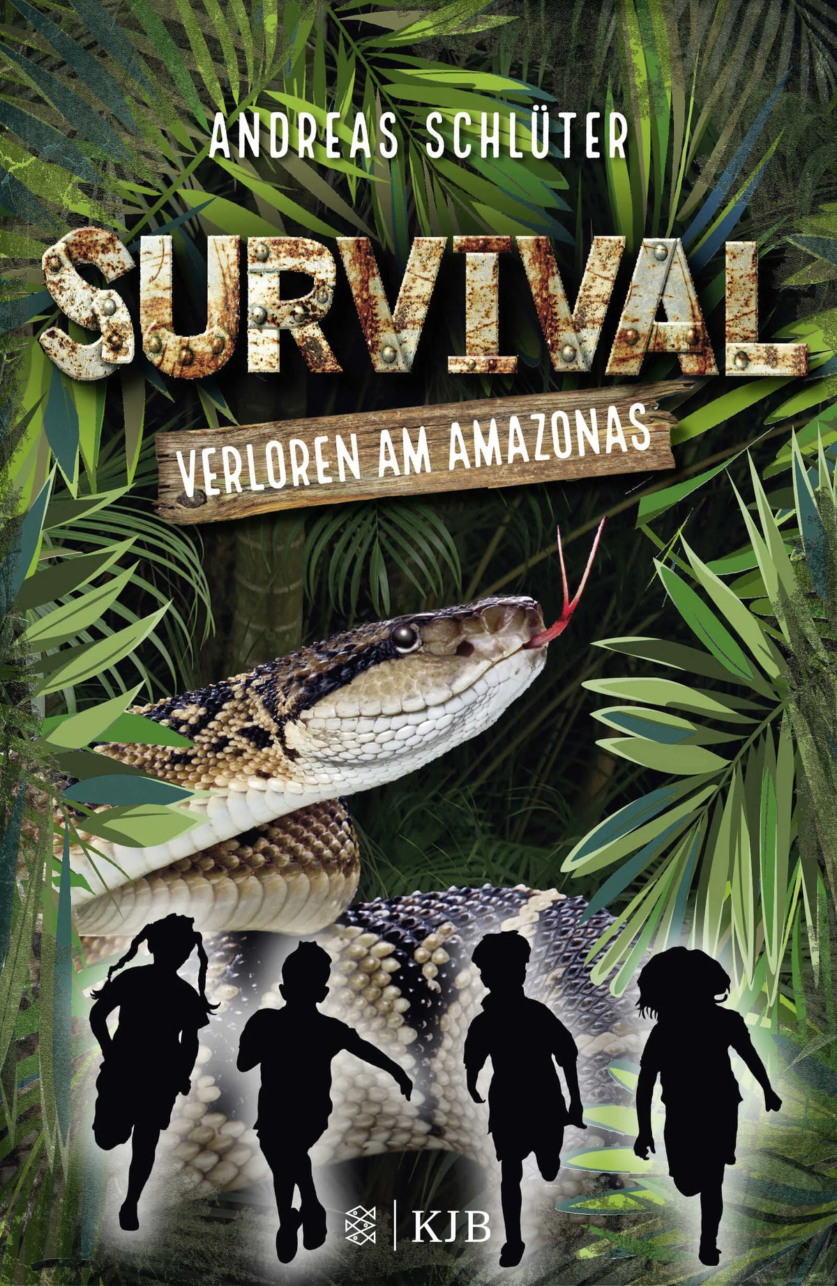 Buchcover von 'Survival – Verloren am Amazonas' - Gebundene Ausgabe von Andreas Schlüter