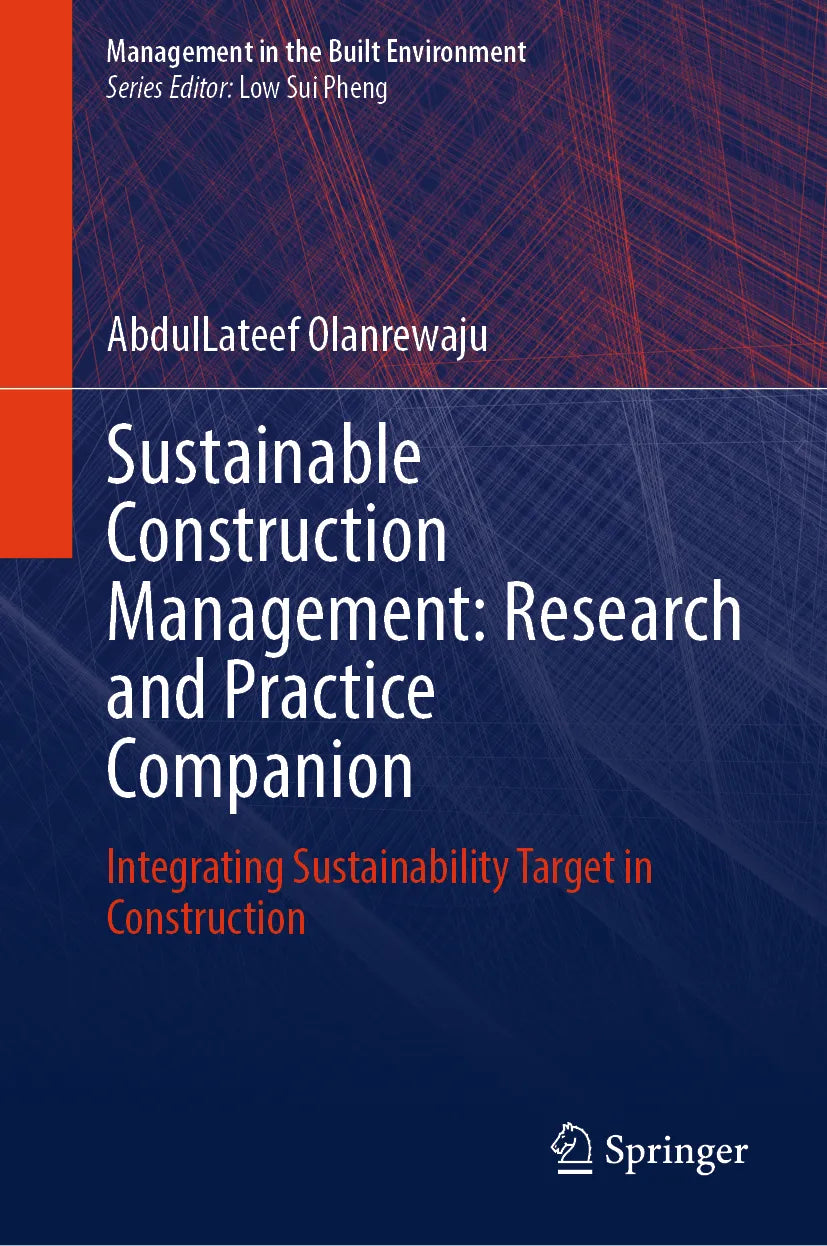 Cover: Sustainable Construction Management: Research and Practice Companion (E-Book) von AbdulLateef Olanrewaju