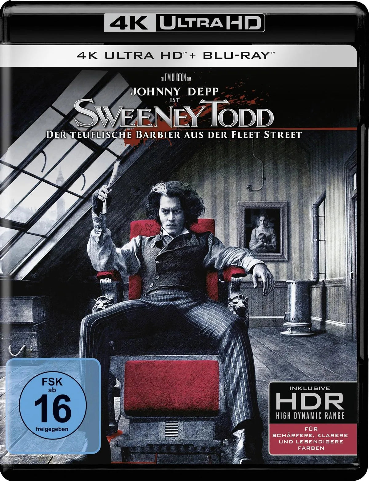 Sweeney Todd: Der teuflische Barbier aus der Fle - Blu-ray 4K Ultra HD