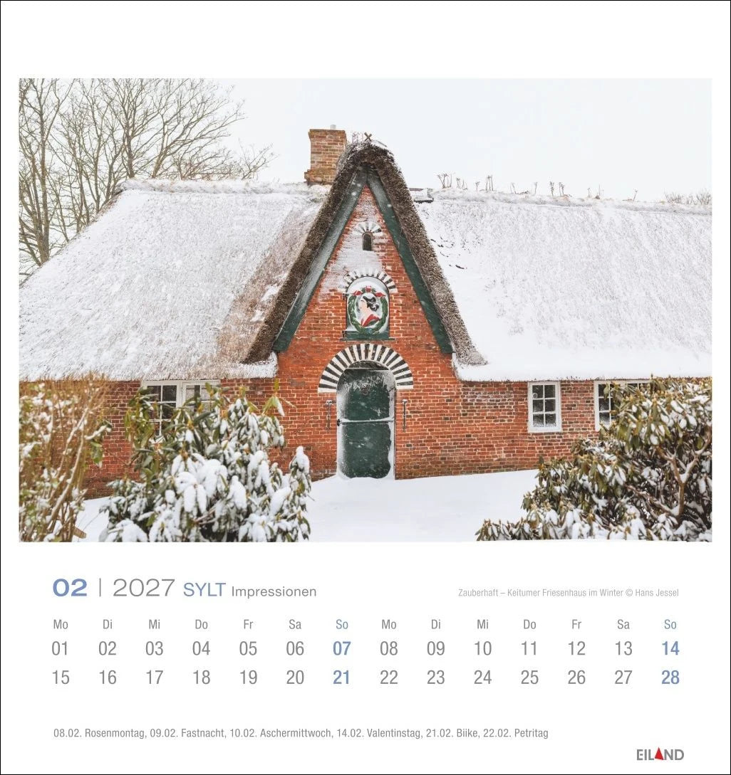 Sylt Impressionen Postkartenkalender 2027 – Ansicht