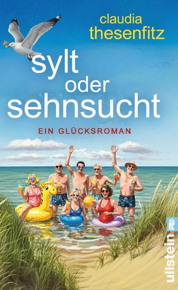 Buchrückseite von 'Sylt oder Sehnsucht' mit Klappentext - Taschenbuch
