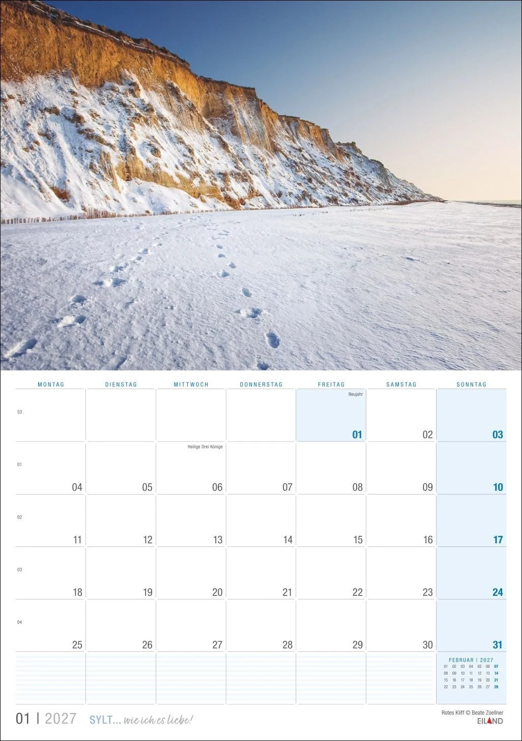 Sylt … wie ich es liebe Kalender 2027 – Ansicht