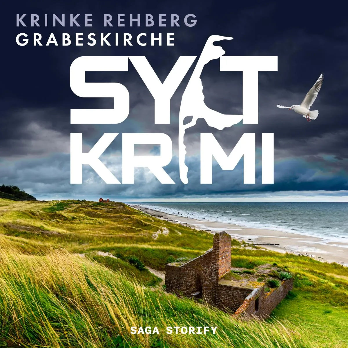 Cover: SYLTKRIMI Grabeskirche (Hörbuch Download) von Krinke Rehberg
