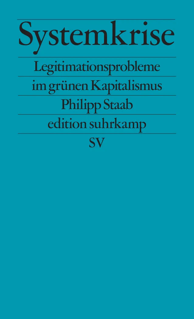 Cover: Systemkrise (Taschenbuch) von Philipp Staab