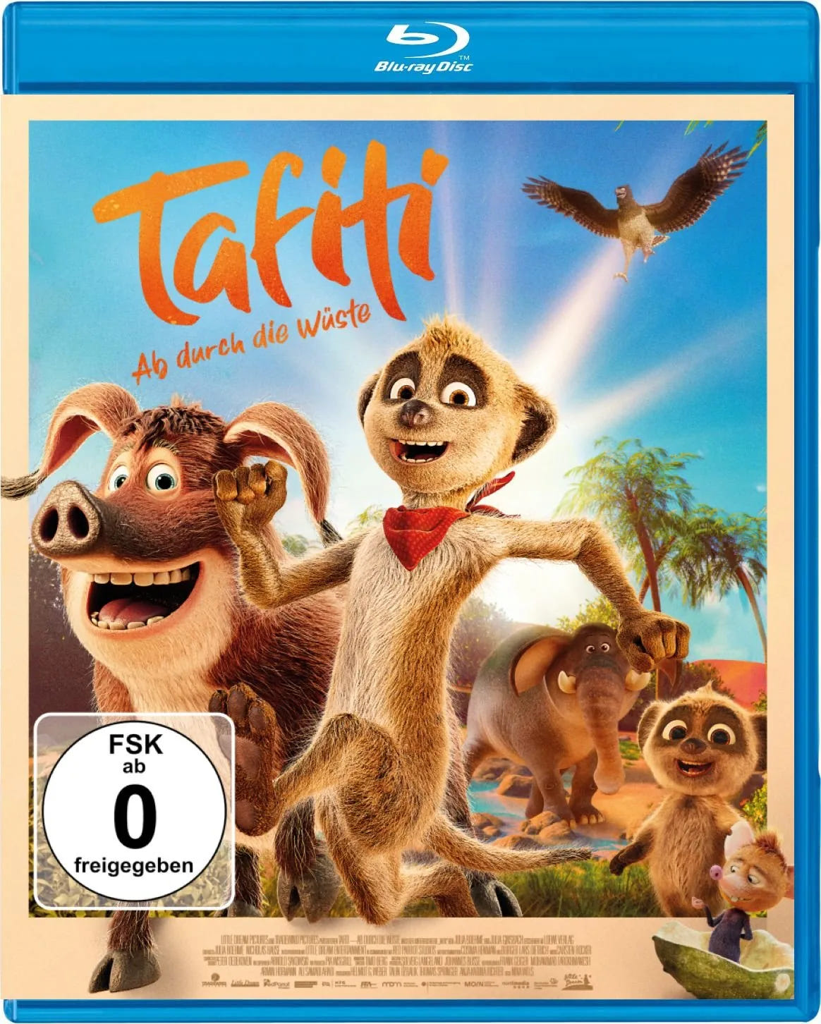Blu-ray-Cover: Tafiti - Ab durch die Wüste. Regie: Nina Wels