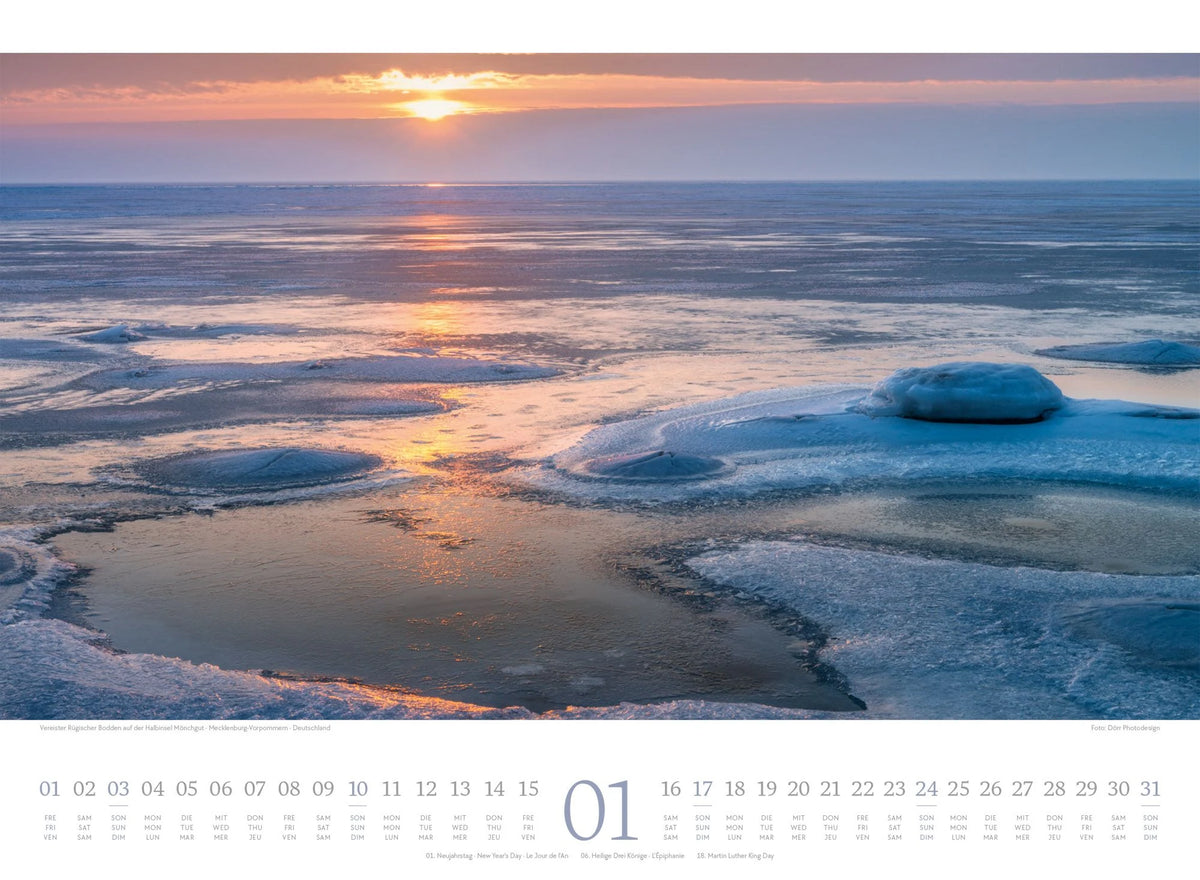 Tage am Meer Kalender 2027 – Ansicht