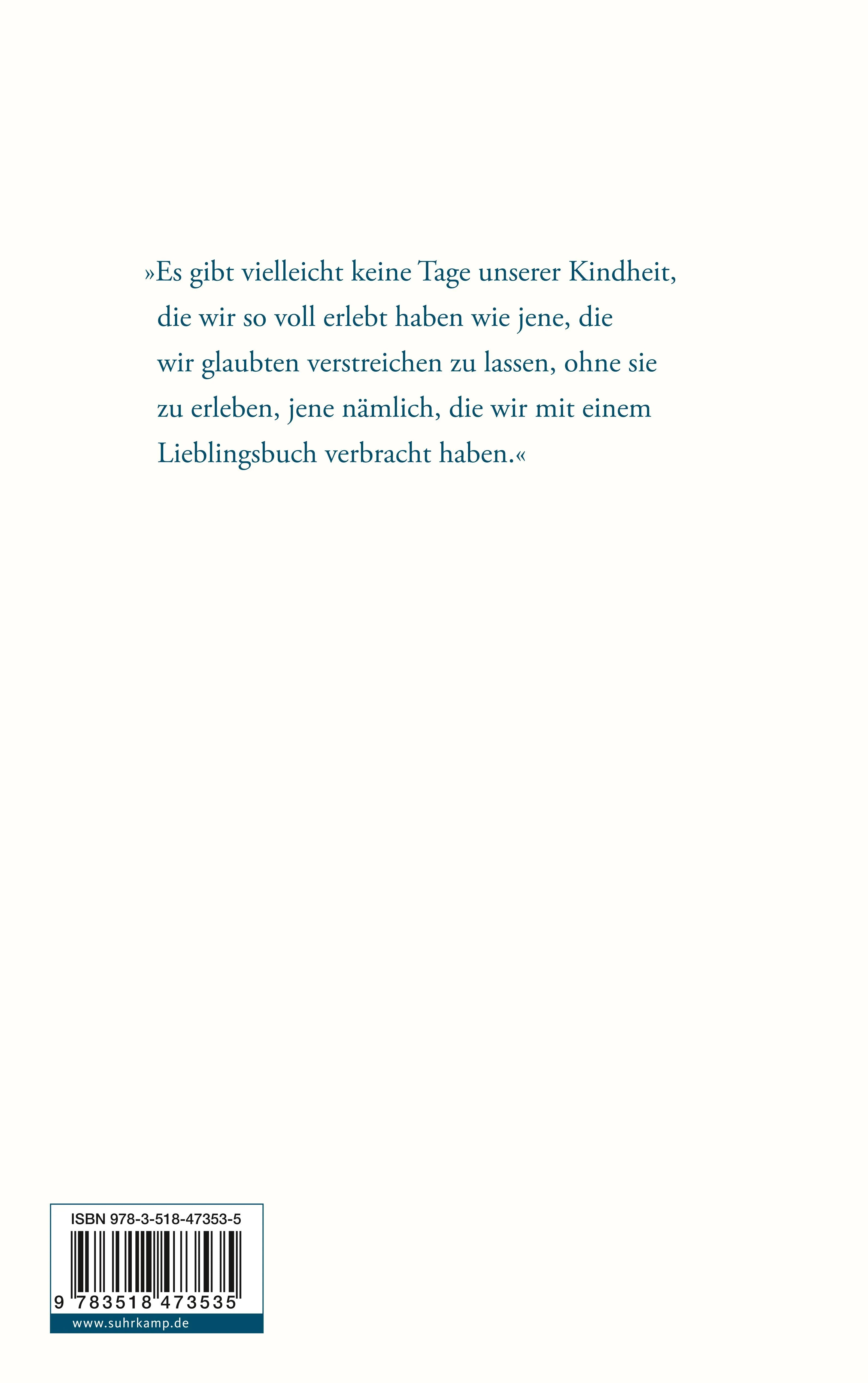 Rückseite: Tage des Lesens (Taschenbuch)