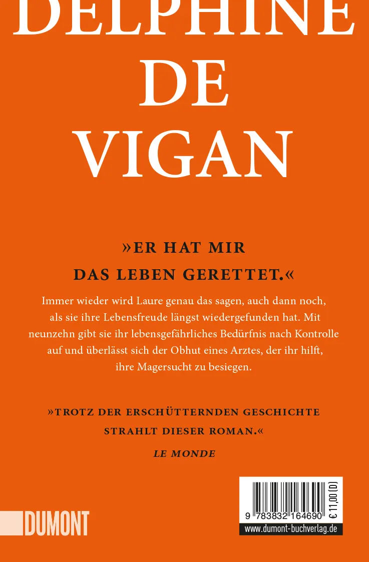 Buchrückseite von 'Tage ohne Hunger' mit Klappentext - Taschenbuch