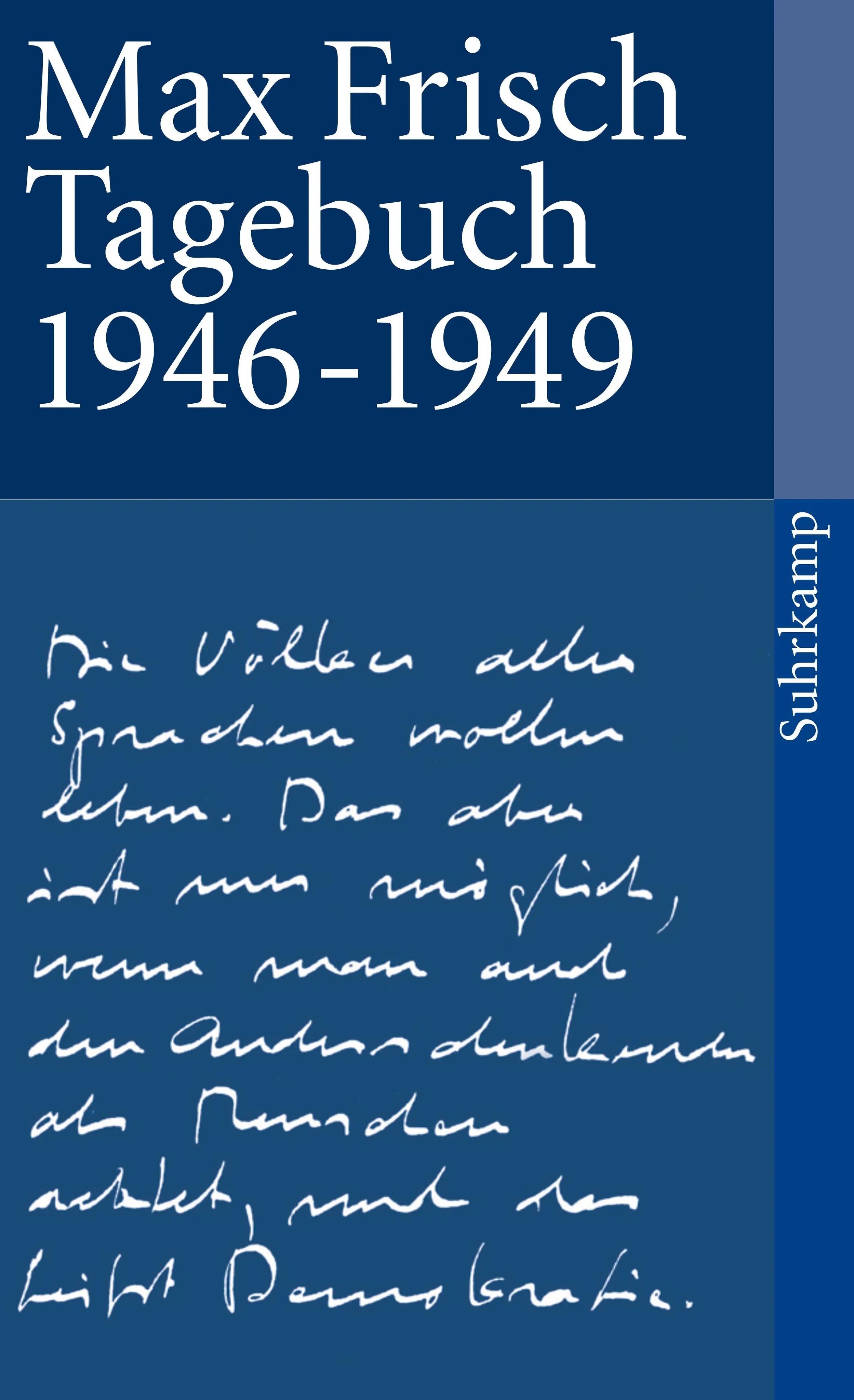 Buchcover von 'Tagebuch 1946–1949' - Taschenbuch von Max Frisch