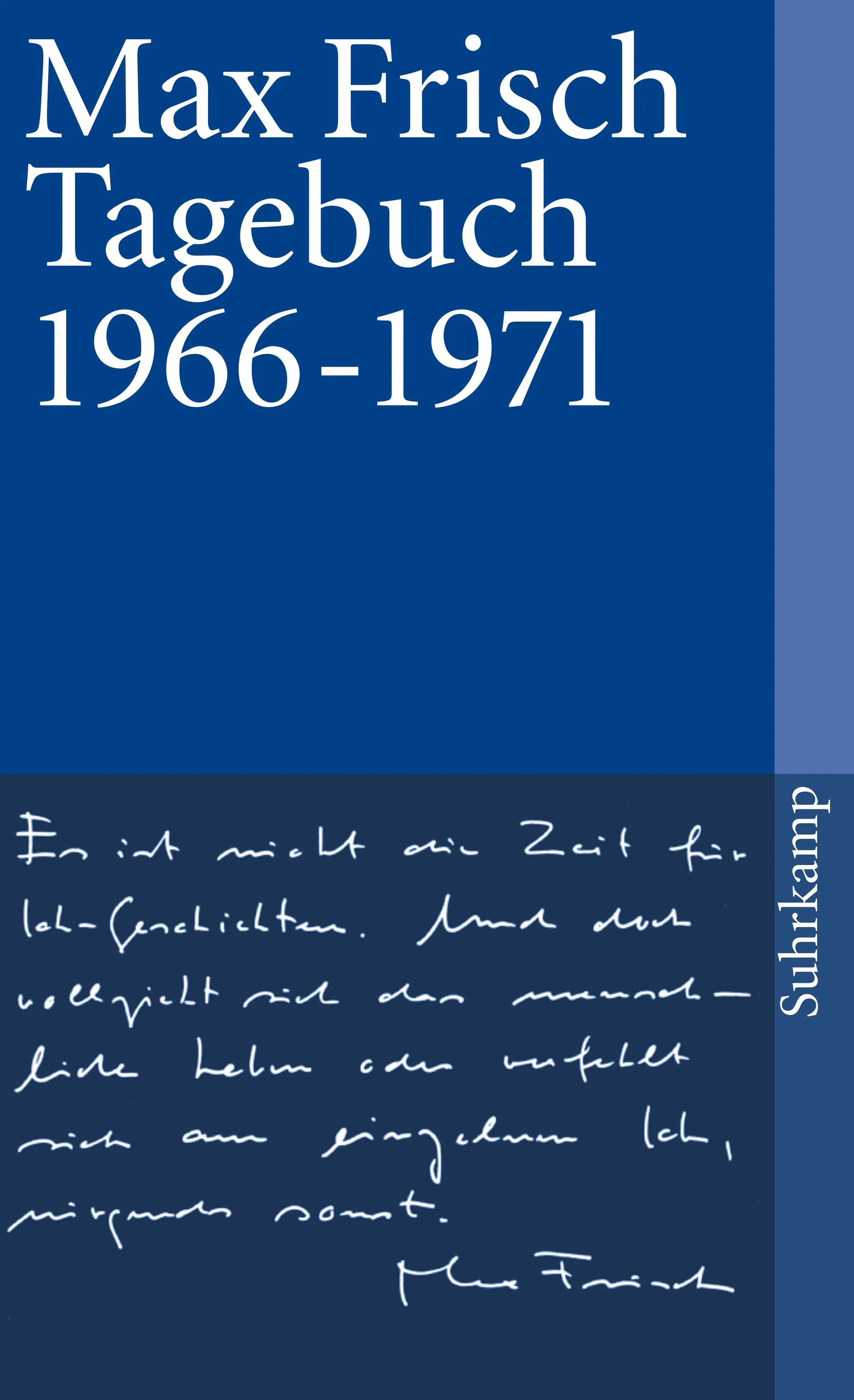 Buchcover von 'Tagebuch 1966–1971' - Taschenbuch von Max Frisch